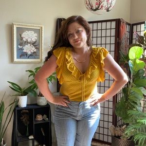 Louis Retro Yellow Top Voodoo vixen